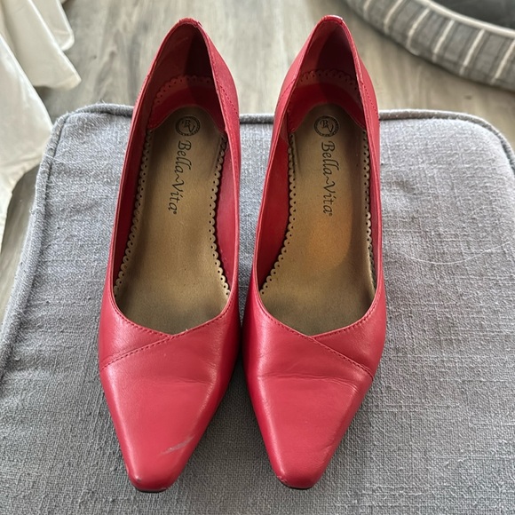 Bella - Vita leather pumps size 7.5W - Picture 1 of 8
